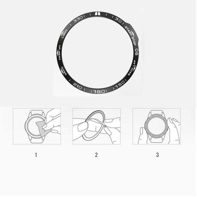 Garmin fenix7 fenix7S fenix7X ベゼルリング 保護カバー ベゼルフレーム ステンレス 取付簡単 粘着式 ガーミン ウォッチ スマートウォッチカバー | ブランド登録なし | 06