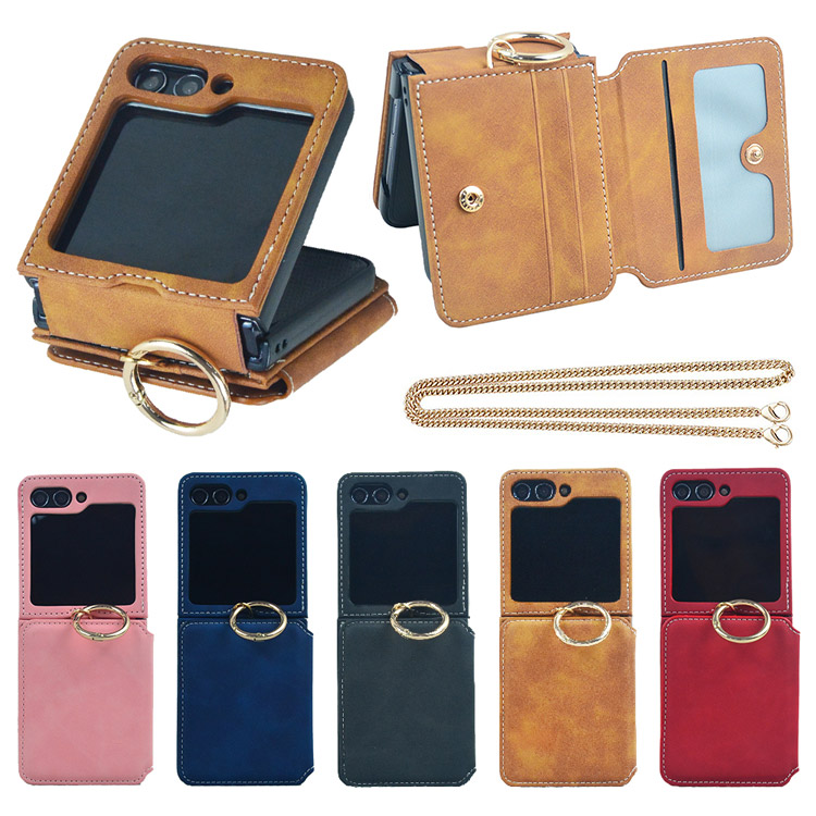 Galaxy Z Flip5 P[X / Jo[ ܂肽݌^ V_[Xgbv |xgt Ot X^h@\ J[h[ |Pbgt