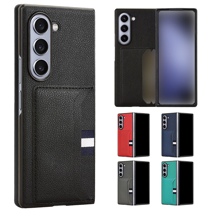 Galaxy Z Fold6 �ϏՌ� �J�o�[ �܂肽���݌^ �V���v�� PU���U�[ �J�[�h���[�t�� Samsung �T���X�� �M�����N�V�[ Z �t�H�[���h6 �ی�P�[�X �A���h���C�h