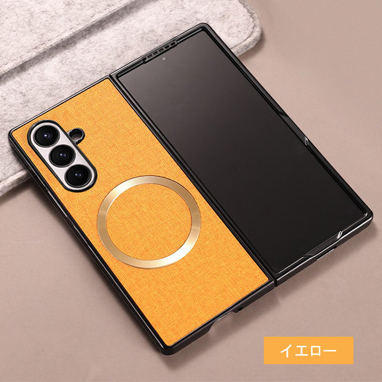 Galaxy Z Fold7 ケース カバー 折りたたみ型 Qi充電 ワイヤレス充電