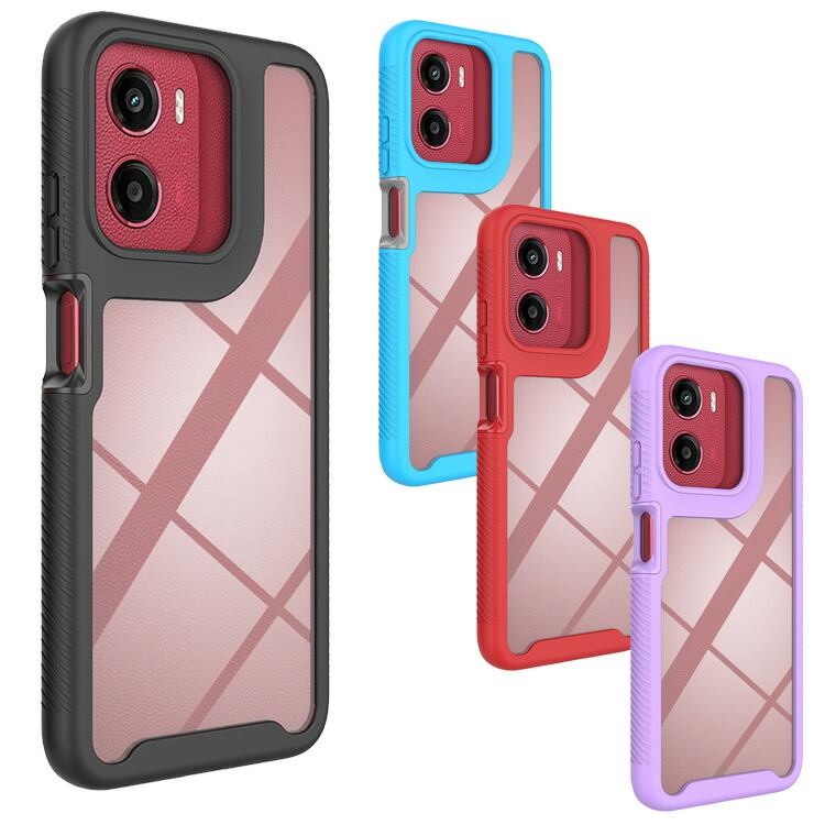 moto g05 クリアケース 透明 カバー 耐衝撃 ケース/カバー TPU + 