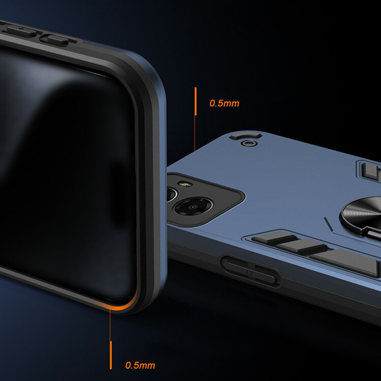 moto g05 ケース 耐衝撃 カバー TPU + プラスチック 一体型リング付き