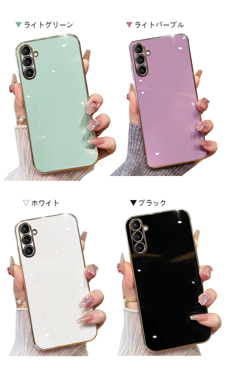 Samsung Galaxy A54 5G ケース TPU スリム シンプル メッキ ストラップホール付き サムスン ギャラクシー A54 5G おすすめ おしゃれ｜keitaicase｜08