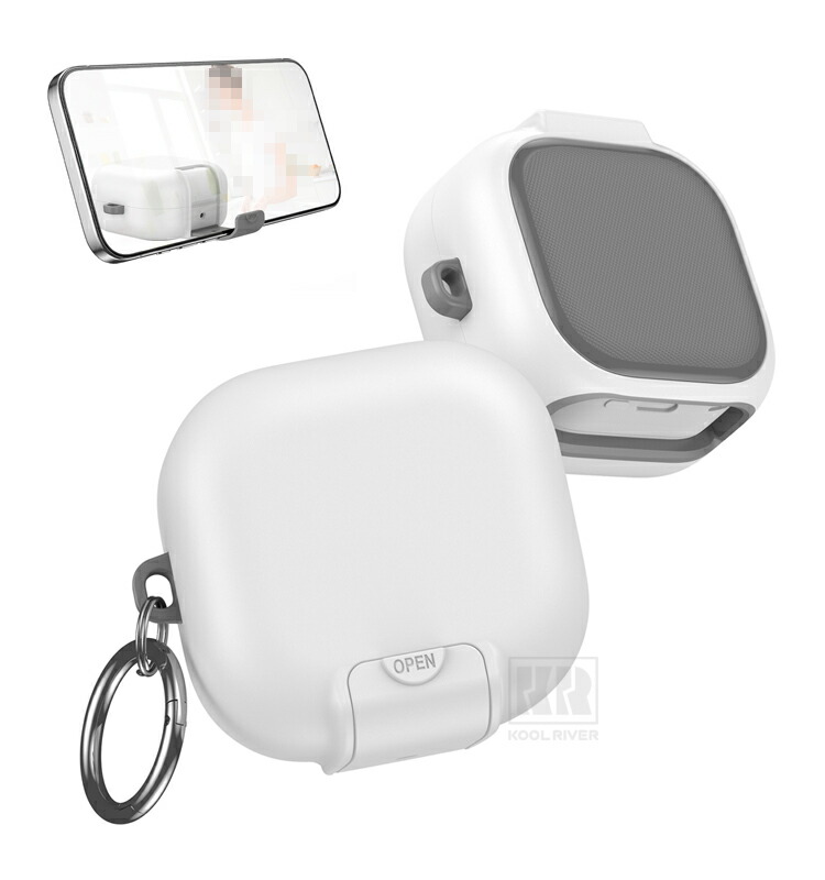 Galaxy Buds4 ケース Buds 4 Pro カバー カラビナ付き シンプル 保護