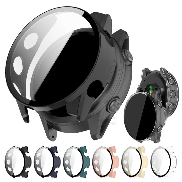 Forerunner 70/170 �P�[�X 170Music �J�o�[ �t���ʋ����K���X �S�ʕی� �t���ی�P�[�X �P�F/�N���A �t�B������� �n�[�h�P�[�X Garmin �K�[�~��