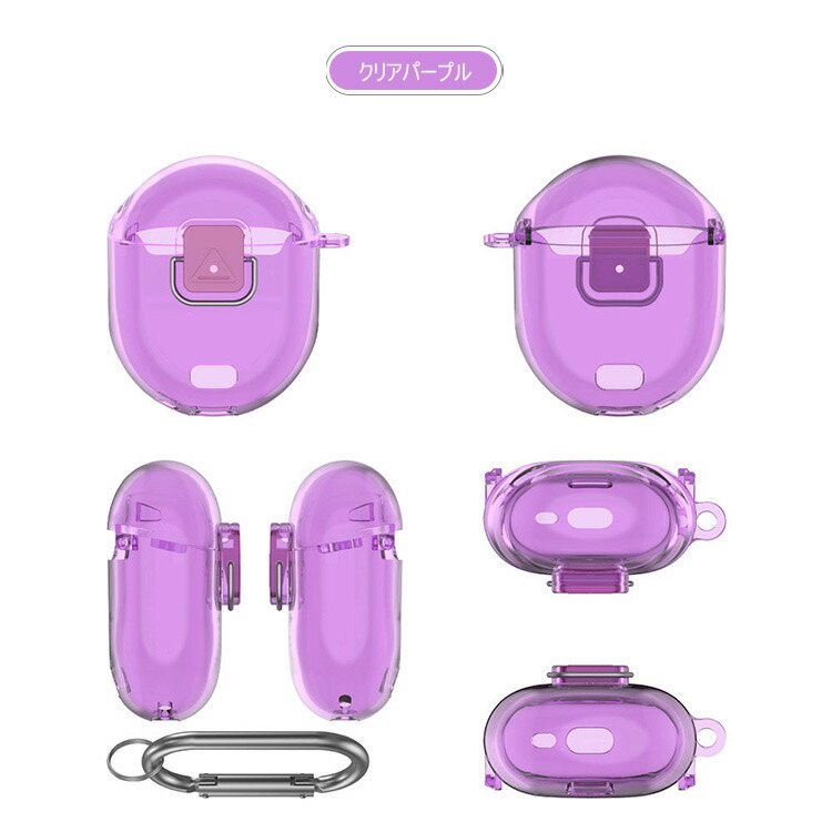 Google Pixel Buds Pro 2 ワイヤレス ヘッドホン ケース カラビナ付き