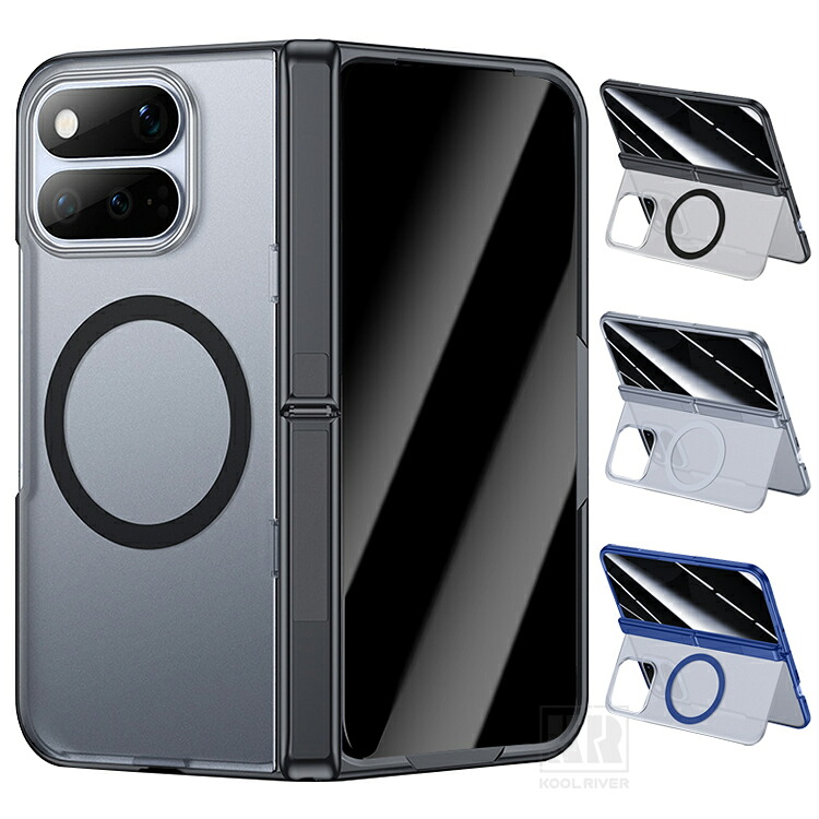 Pixel 11 Pro Fold �P�[�X �J�o�[ �O�ʋ����K���X �}�b�g�d�l ������ �����K���X+�v���X�`�b�N �X�^���h�@�\ �q���W�ی� Qi�[�d ���C�����X�[�d�Ή�