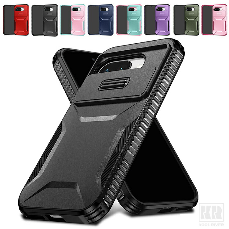 Insta Pixel 10a�Ή� �P�[�X �ϏՌ� �J�o�[ �X���C�h���J���������Y�J�o�[�t�� �����Y�ی� ���ʊ���~�� �w�ʃP�[�X �p �ی� �R�[�i�[�o���p�[ �V���v��
