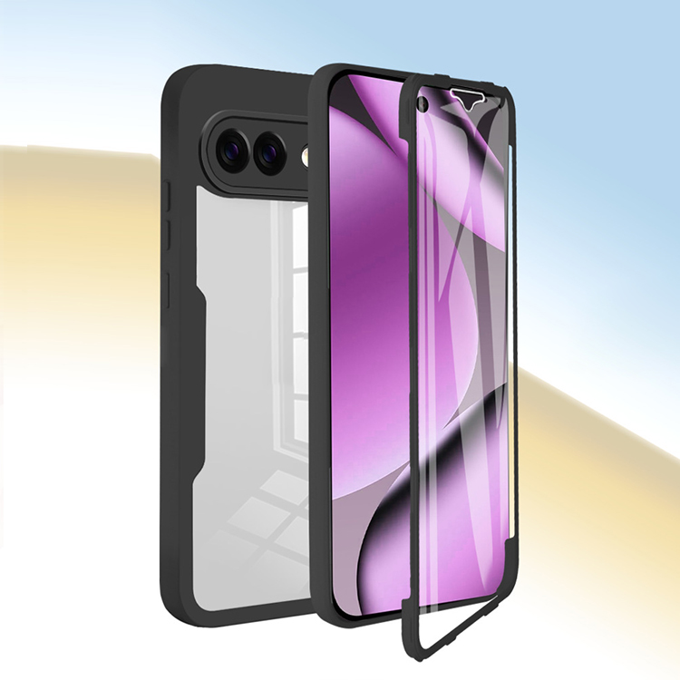 Pixel10a 耐衝撃 ケース クリア カバー 透明 両面 前後保護 フルカバー