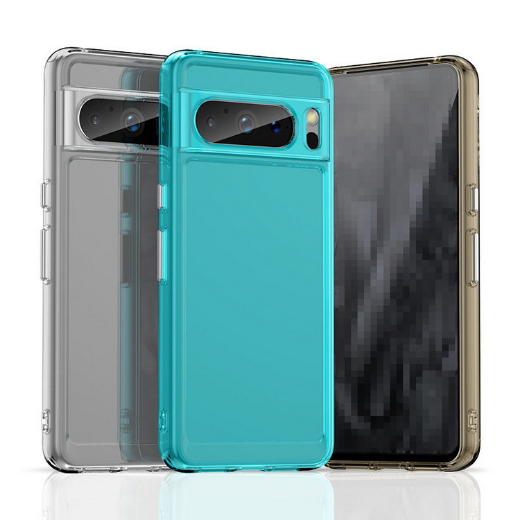 Pixel8 Pro ケース 耐衝撃 クリアケース/カバー TPU スリム グーグル 