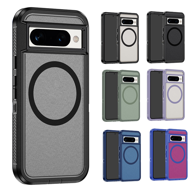 Pixel8a 耐衝撃 ケース カバー Qi充電 ワイヤレス充電 対応 背面マット