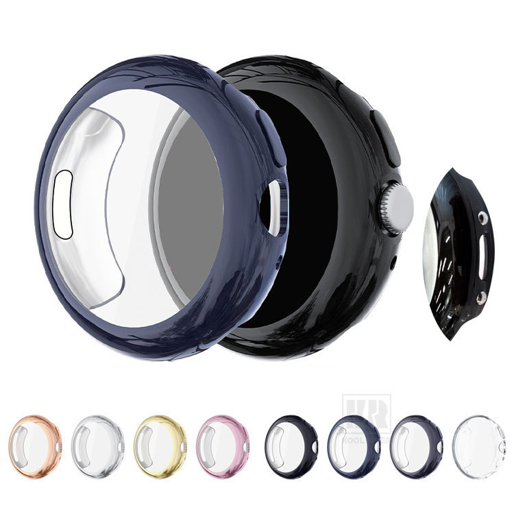Pixel Watch5 �P�[�X �J�o�[ �ϏՌ� �N���A Pixel Watch 5 41mm / 45mm ���b�L �t���ی� �t�B������� �ی�P�[�X/�J�o�[ Google �O�[�O���s�N�Z��