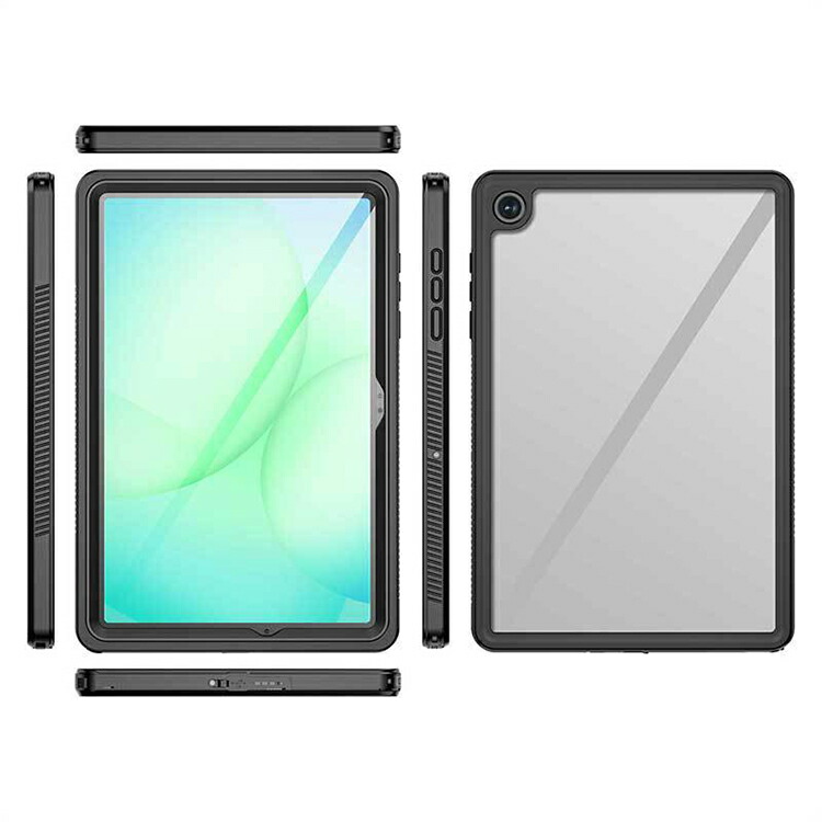 Galaxy Tab A11+ ケース 11インチ クリア カバー TPU 背面透明 両面