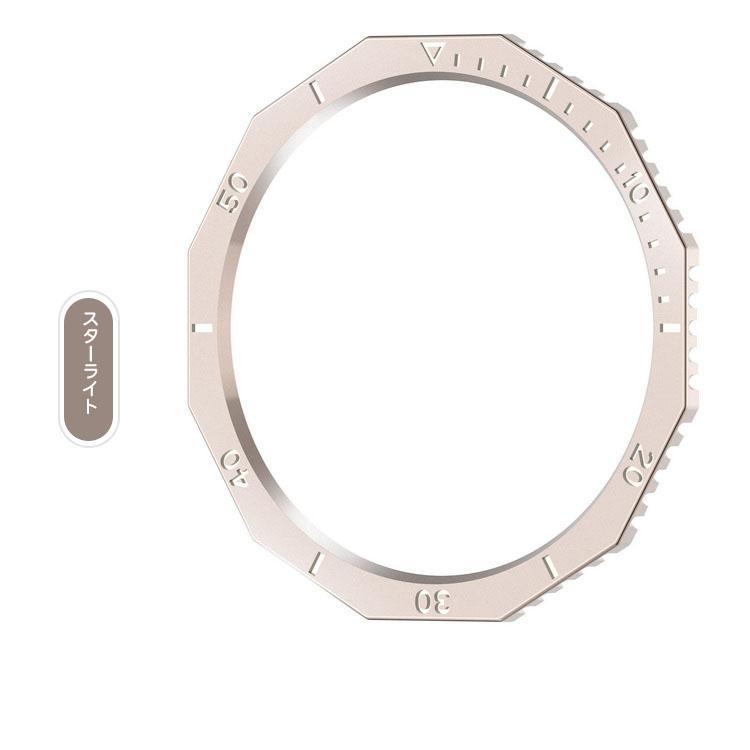 Galaxy Watch 6 Classic ベゼルリング 保護カバー ベゼルリングフレーム プラスチック 取付簡単 粘着式 ギャラクシーウォッチ6 クラシック 43/47mm｜keitaicase｜06