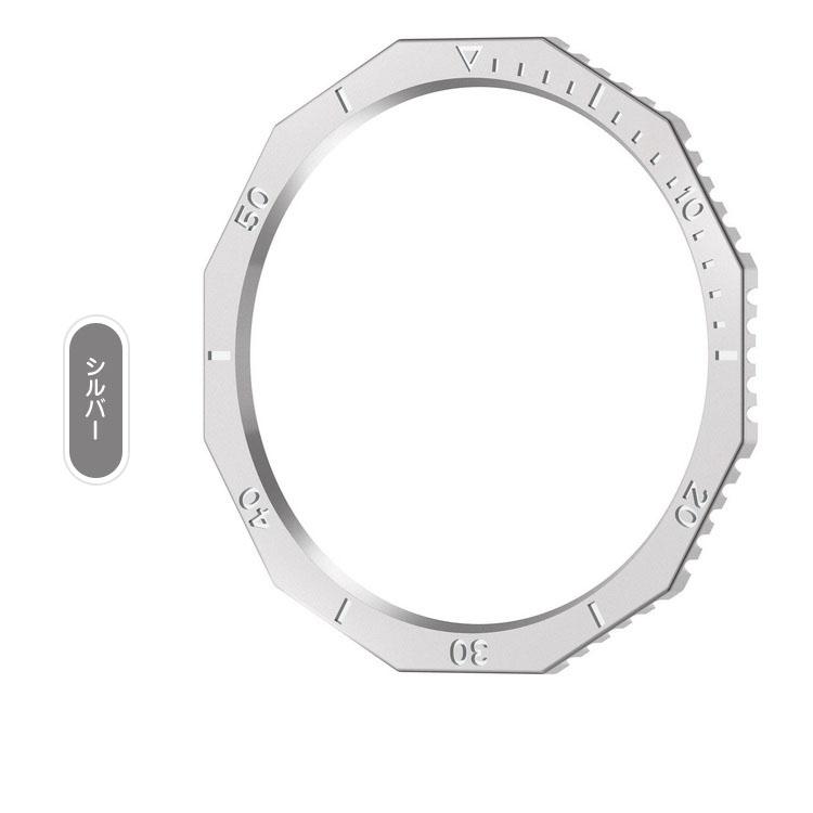 Galaxy Watch 6 Classic ベゼルリング 保護カバー ベゼルリングフレーム プラスチック 取付簡単 粘着式 ギャラクシーウォッチ6 クラシック 43/47mm｜keitaicase｜07