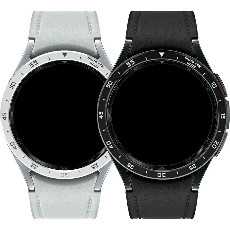 Galaxy Watch 6 Classic ベゼルリング 保護カバー ベゼルリングフレーム ステンレス 取付簡単 粘着式 ギャラクシーウォッチ6 クラシック 43/47mm｜keitaicase｜02