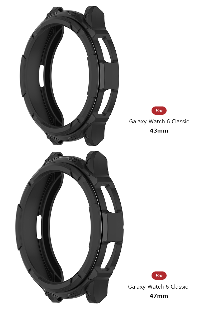 Galaxy Watch 6 Classic ケース カバー 保護ケース/カバー ギャラクシーウォッチ6 クラッシック 43/47mm TPU 耐衝撃ケース/カバー ソフトケース｜keitaicase｜04