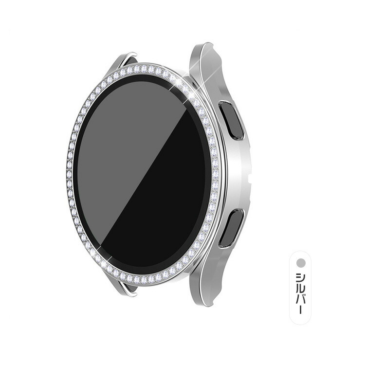 Galaxy Watch 4 40mm/44mm ケース カバー 強化ガラス付き ラインストーン きらきら かわいい レディース 保護カバー 保護ケース ギャラクシーウォッチ｜keitaicase｜05