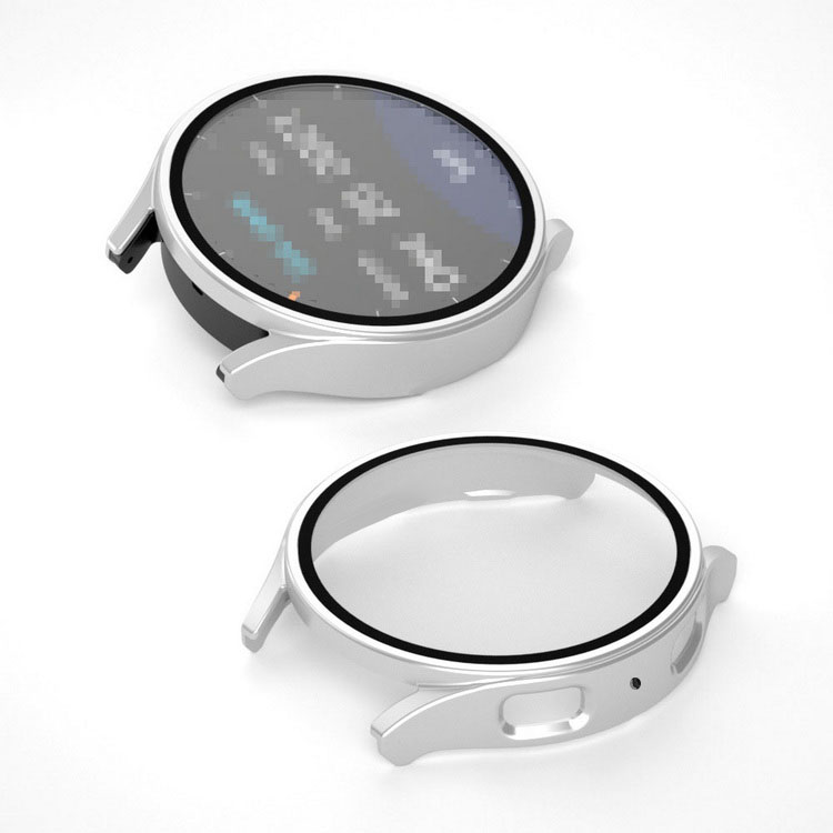 Galaxy Watch 5 ケース ギャラクシーウォッチ 5 40mm/44mm カバー 強化ガラス（ガラスフィルム）付き 全面保護 液晶保護ケース フィルム一体 メッキ｜keitaicase｜06