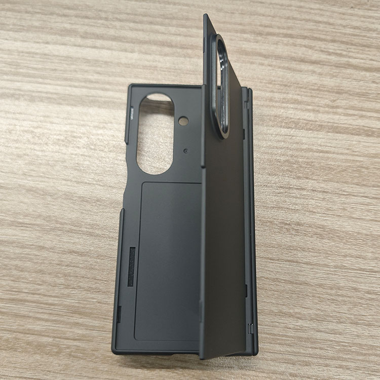 ★在庫処分 QLTYPRI Samsung Galaxy カバー - ブラック Galaxy Z TriFold ケース カバー 折りたたみ型 三つ折り プラスチック
