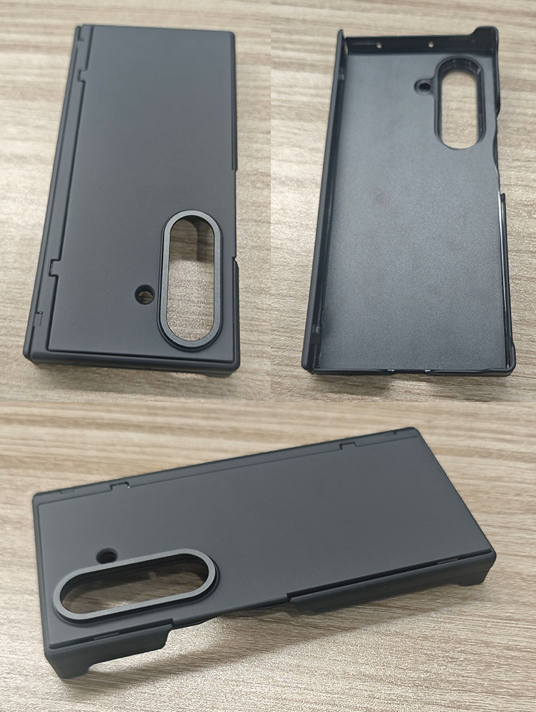 ★在庫処分 QLTYPRI Samsung Galaxy カバー - ブラック Galaxy Z TriFold ケース カバー 折りたたみ型 三つ折り プラスチック