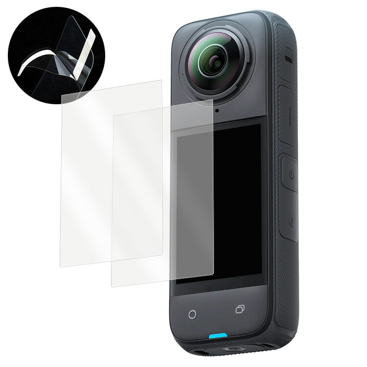 Insta360 X5 یtB 2 tیtB PET یV[g  CX^360 X5 360xANVJ tیKXV[g ʕی h~