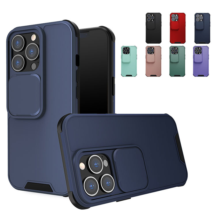 iPhone13 / 13 mini Pro Max 耐衝撃ケース スライド式カメラ