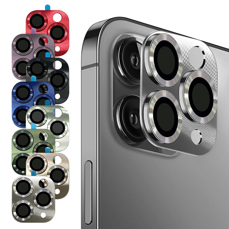 iPhone13/13 mini/13 Pro/13 Pro Max カメラレンズ 保護 メタルカバー 金属レンズカバー レンズ プロテクター ベゼル｜keitaicase