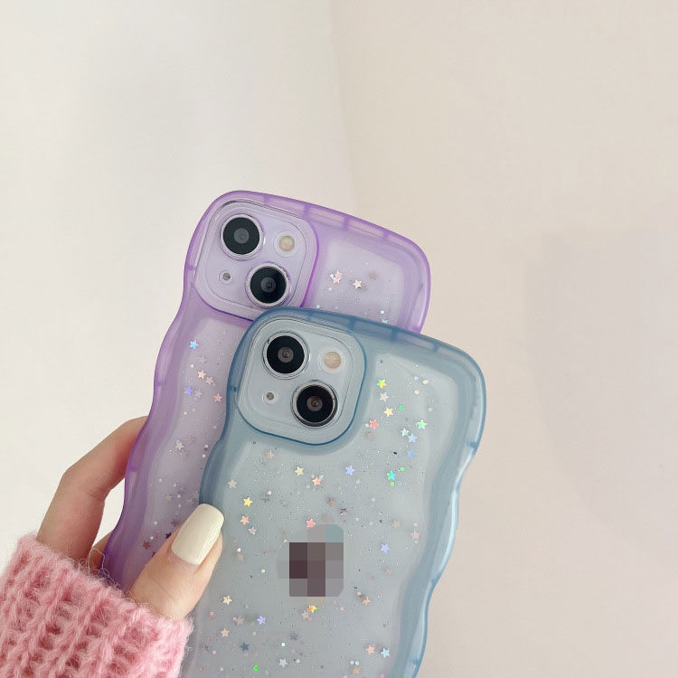 iPhone15 耐衝撃 ケース カバー かわいい キラキラ 透明 TPU ソフトケース  保護ケース iPhone 15 Plus/15 Pro/15 Pro Max｜keitaicase｜03