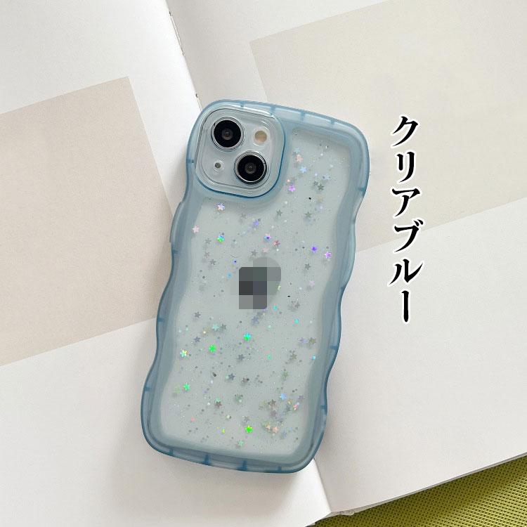 iPhone15 耐衝撃 ケース カバー かわいい キラキラ 透明 TPU ソフトケース  保護ケース iPhone 15 Plus/15 Pro/15 Pro Max｜keitaicase｜07