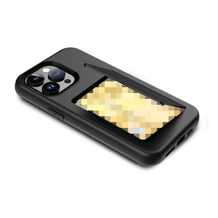 iPhone15 ケース 耐衝撃 カバー カード収納付き スタンド機能 ハードケース iPhone 15 Plus/15 Pro/15 Pro Max｜keitaicase｜02