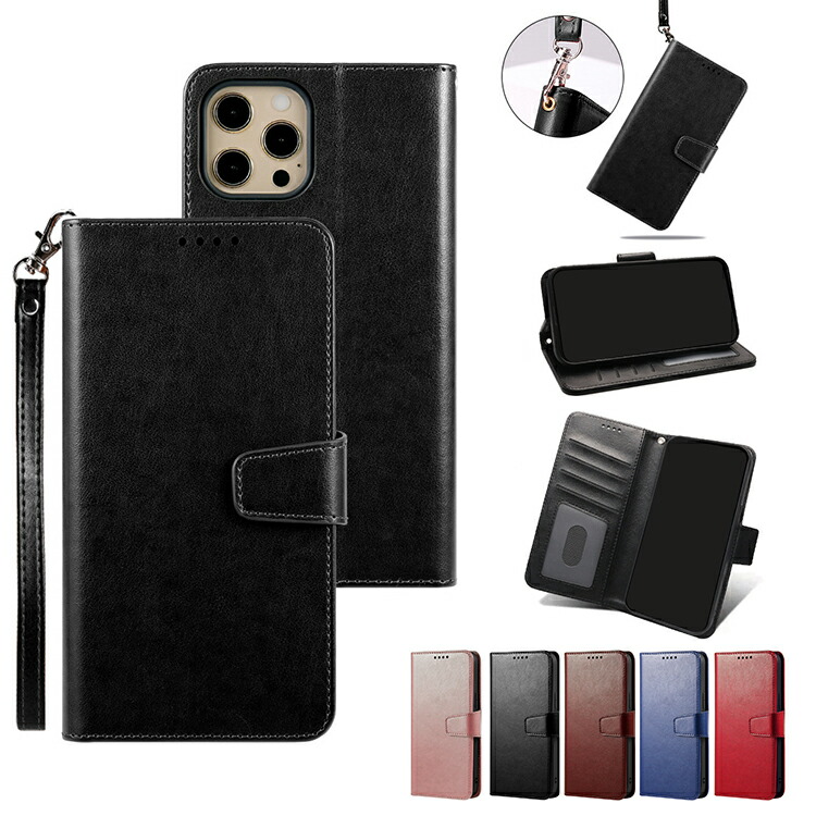 iPhone16 �P�[�X �蒠�^ �J�o�[ �蒠�^PU���U�[�P�[�X �X�g���b�v�t�� �X�^���h�@�\ �J�[�h���[ Apple iPhone 16 Plus/16 Pro/16 Pro Max �A�b�v��