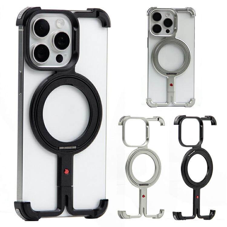 iPhone16 �A���~ �o���p�[ �P�[�X  ���������� �A���~�T�C�h�o���p�[ �A���~�o���p�[ �����O�t�� �ȒP���� Apple iPhone 16 Plus/16 Pro/16 Pro Max