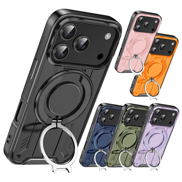 iPhone17 ケース 耐衝撃 カバー マグネット式車載ホルダー対応 一体型