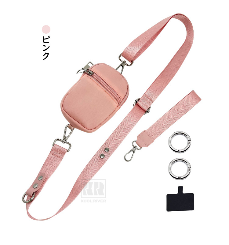 iPhoneXS用ケース BANDOLIER  ショルダーストラップ・ポーチ付き iPhone 17e対応 スマホショルダー iPhone16e 多機能 携帯電話
