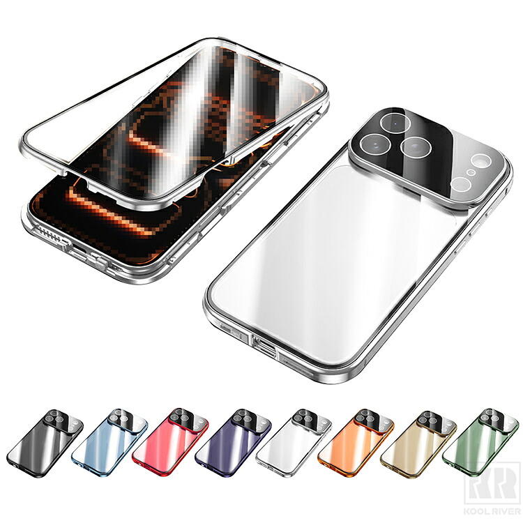 iPhone18 �P�[�X �A���~�o���p�[ iPhone18Pro/18ProMax/Air 2 �J�o�[�O�㋭���K���X ���������� �J�����ی� �N���A ���� ���� �}�O�l�b�g�Œ� �S�ʕی�