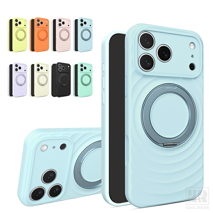 iPhone18 �P�[�X �ϏՌ� �J�o�[ 18Pro/18ProMax/Air 2 Qi�[�d ���C�����X�[�d�Ή� TPU �\�t�g�P�[�X �V���v�� ��̌^�����O�t�� �X�^���h�@�\ ������