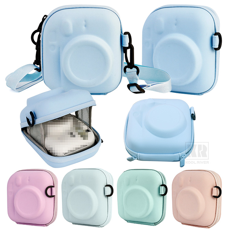 Insta instax mini 13�Ή� �P�[�X �J�o�[ �V�����_�[�X�g���b�v�t�� �d��EVA�|�[�` ���f�B�[�X ���|�� �J�����o�b�O �J�����P�[�X �x�m FUJIFILM �`�F�L