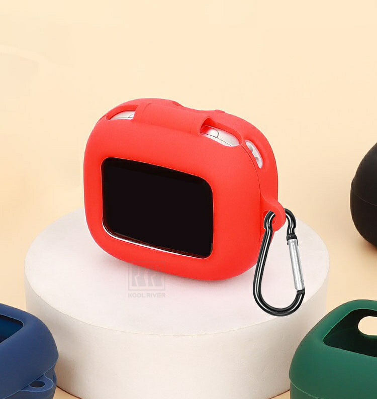 JBL LIVE BUDS対応 4 ケース シリコン シンプル カラビナ付き 保護
