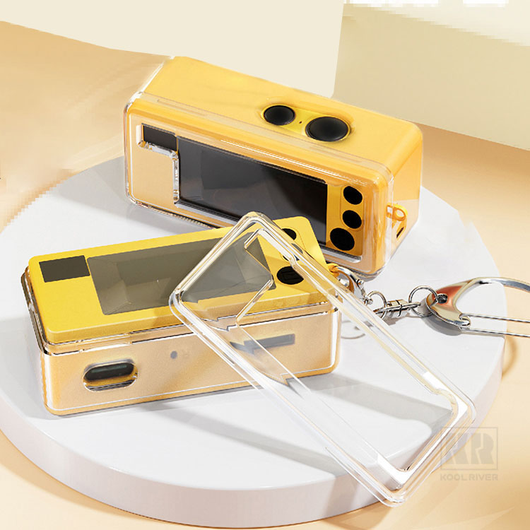 KODAK CHARMERA ケース クリア カバー ショルダーストラップ付き 透明