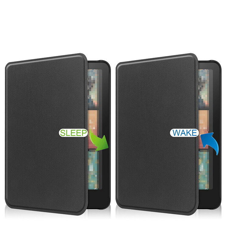 Kindle Paperwhite (第12世代) 2024 7インチ 手帳型 かわいいPUレザー