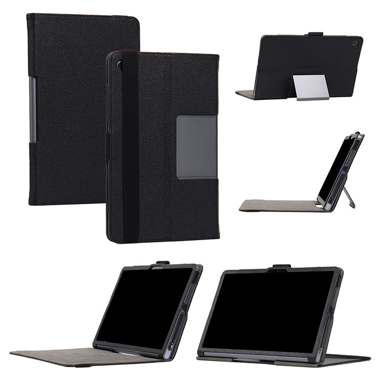 Lenovo Tab Plus �P�[�X 11.5�C���` �J�o�[ PU���U�[ �蒠�^ ������ �x���g �o���h�t�� �y���z���_�[�t�� �����h�~�x���g �Ў葀�� ����� �y�����[