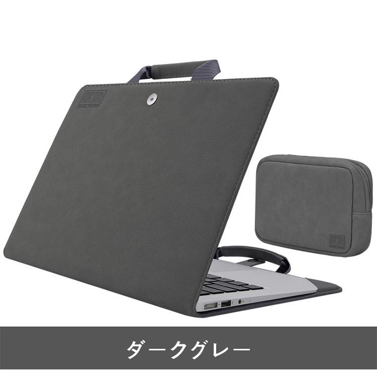 Surface Laptop Go 3/Go 2/Go (12.4インチ) ケース/カバー 手帳型 かわいい レザー 手提げかばん 電源収納ポーチ付き サーフェス ラップトップ Go2/Go｜keitaicase｜08