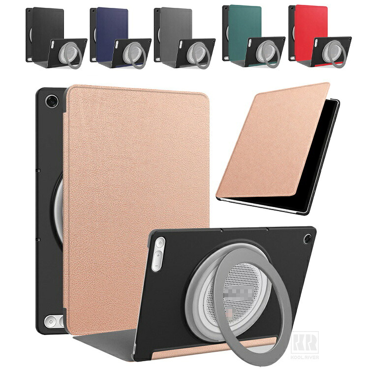 Lenovo Tab Plus Gen 2 �P�[�X 12.1�C���` �蒠�^ �J�o�[ PU���U�[ �Ռ��z�� �V���v�� ������� �蒠�^PU���U�[�P�[�X/�J�o�[ �^�u���b�g�P�[�X ���m�{