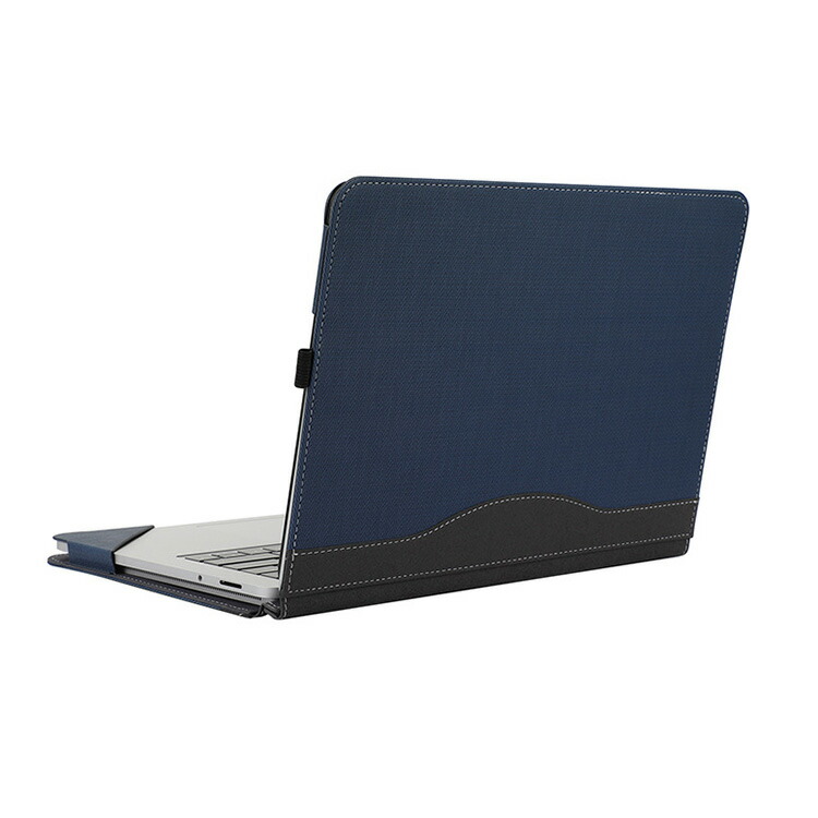 Surface Laptop Studio ケース 手帳型 かわいい カバー PUレザー キャンバス調 おしゃれ サーフェス ラップトップ スタジオ 手帳型 かわいいレザーケース｜keitaicase｜02