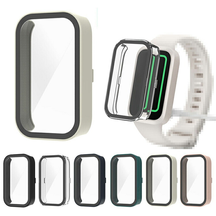 Xiaomi Smart Band 9 Active �P�[�X �J�o�[ �����K���X�K���X�t�B�����t�� �S�ʕی� �t���ی�P�[�X �V���I�~ �X�}�[�g �o���h9 �A�N�e�B�u �P�F/�N���A