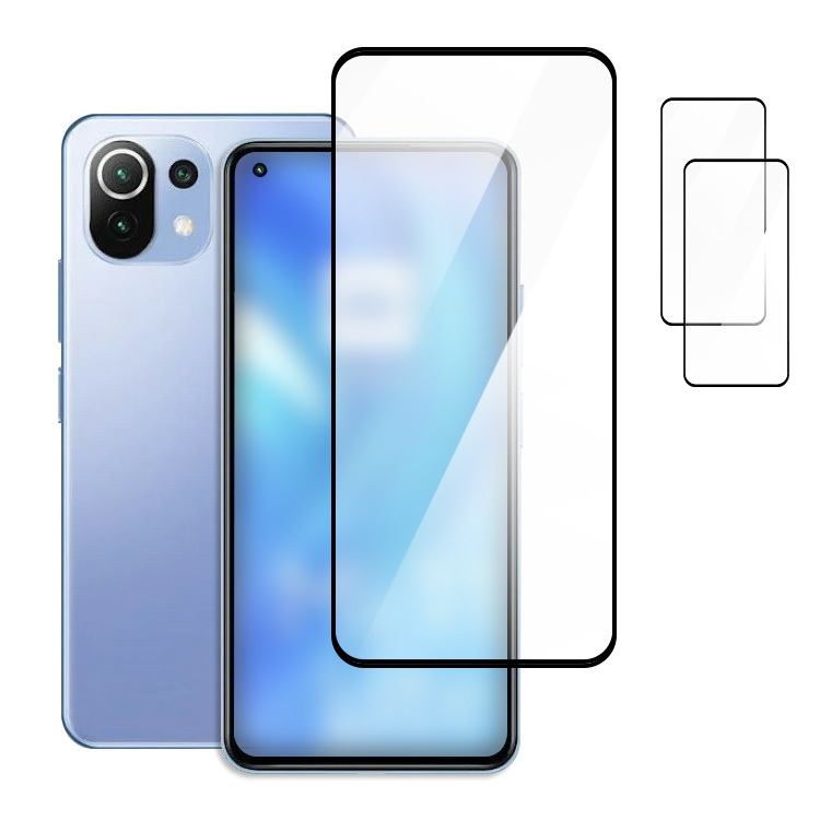 Xiaomi Mi 11 Lite 5G�K���X�t�B���������K���X 2���Z�b�g �t���ی� 9H �t���ی�V�[�g �V���I�~ 11 ���C�g 5G �t���ی�K���X�V�[�g ��ʕی�