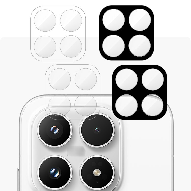 Xiaomi 17 �J�����J�o�[ 17 Pro/17 Pro Max ���C���X�g�[�� �K���X�t�B���� 4������ 4���Z�b�g �J�����ی� �����Y�J�o�[ �V���I�~