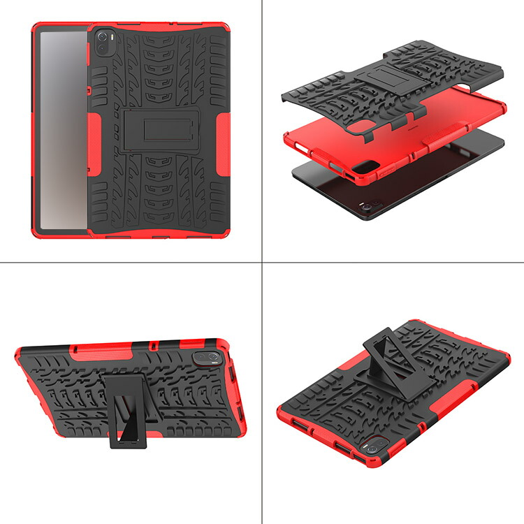 Xiaomi Pad 5 / Pad 5 Pro (2021モデル) 11インチ ケース/カバー 耐衝撃 スタンド機能 TPU&プラスチック 2重構造 シンプル 保護ケース カバー シャオミ｜keitaicase｜02