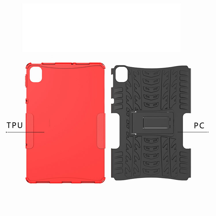 Xiaomi Pad 5 / Pad 5 Pro (2021モデル) 11インチ ケース/カバー 耐衝撃 スタンド機能 TPU&プラスチック 2重構造 シンプル 保護ケース カバー シャオミ｜keitaicase｜03